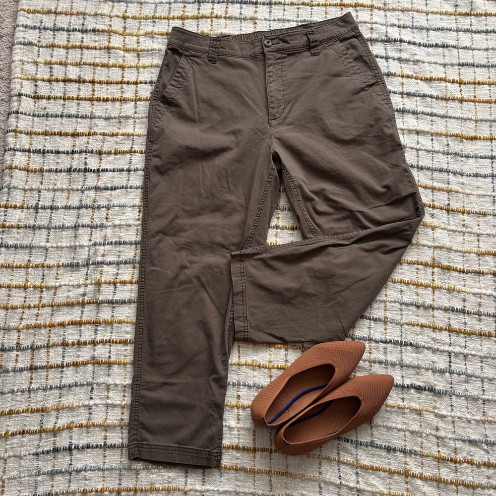 Old Navy Women's Brown Chino Pants Sz L